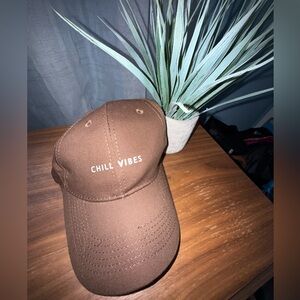 Brown 'Chill Vibes' Baseball Cap